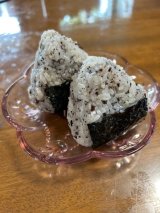 梅干しの赤しそで「ゆかりふりかけ」作り♪