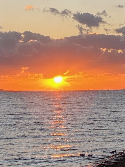 宍道湖の夕日