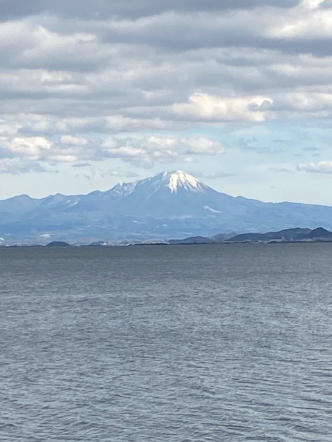 今年の大根漬けと配達先からの大山観望♪